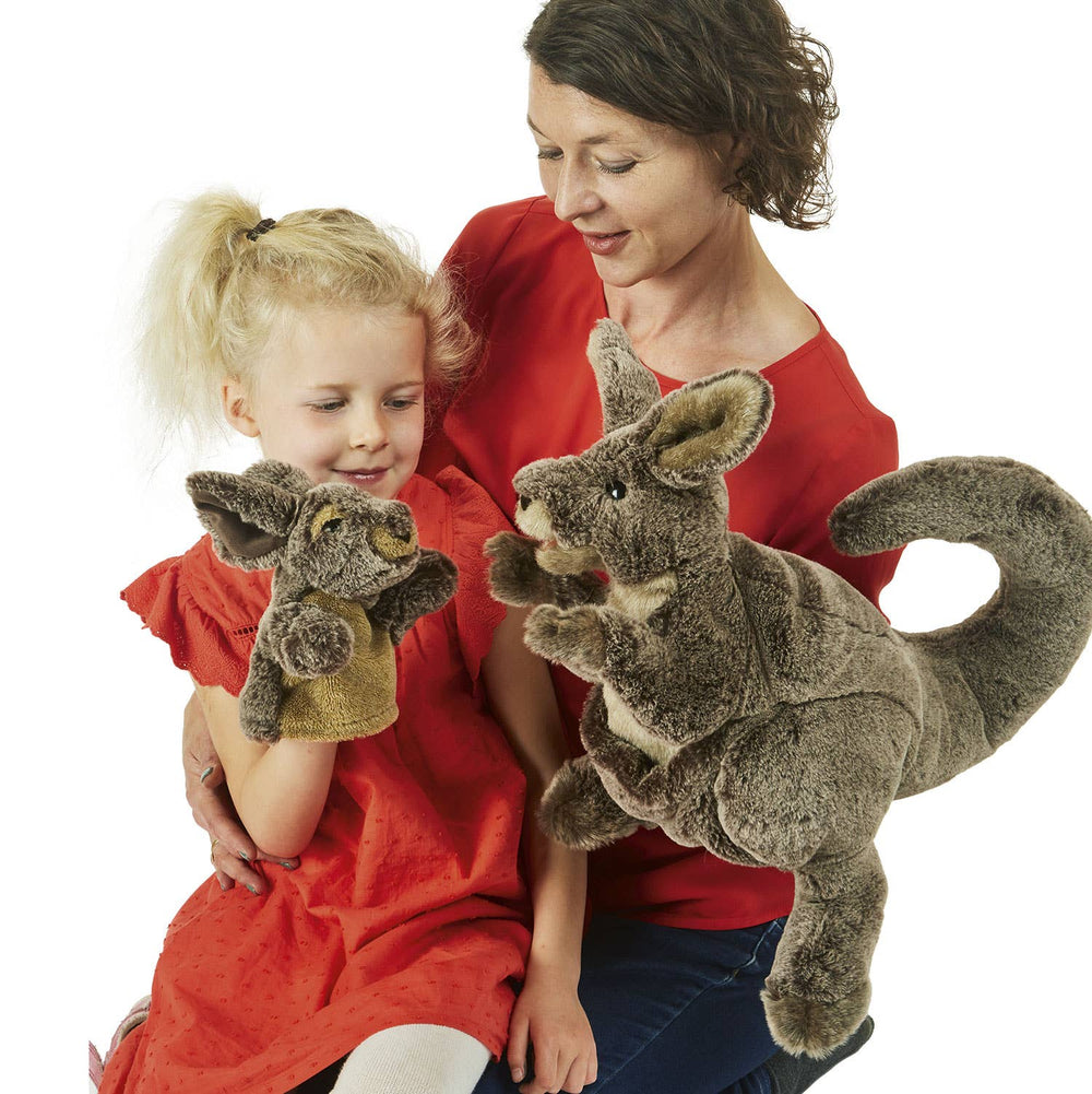 Marionnette à Main Kangourou avec Bébé