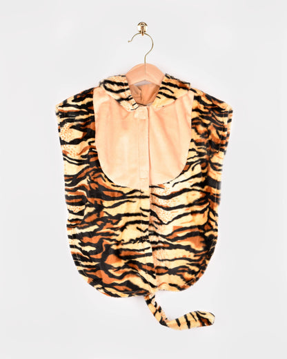 Tiger mini cape for children aged 1-4 years, sizes 86-110