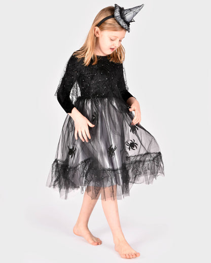 Witch costume with accessories, size 98-104 cm, 2-4 years
