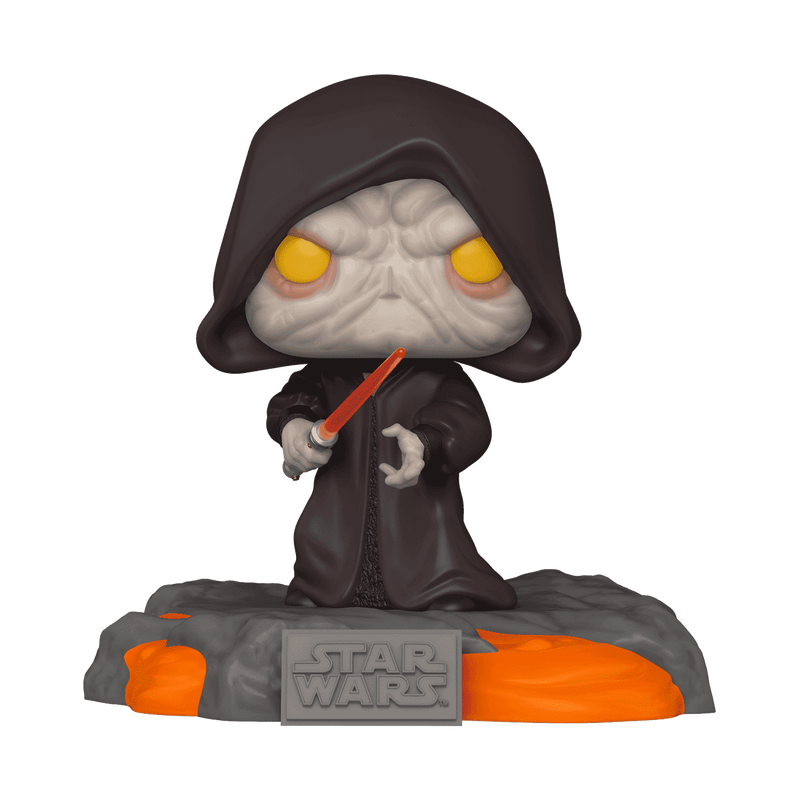 pop deluxe red saber series volume 1 darth sidious glow 519