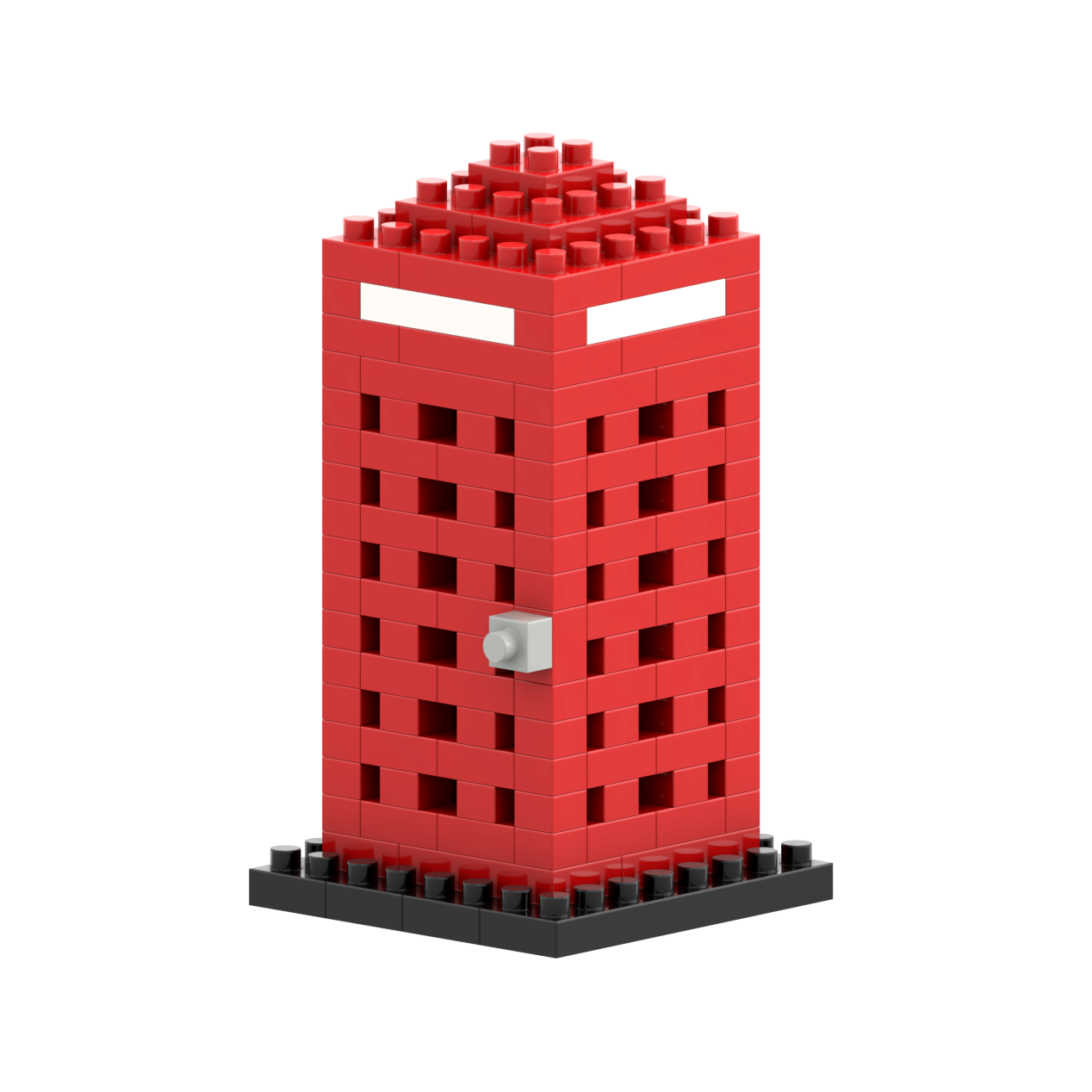 BRIXIES Cabine téléphonique rouge