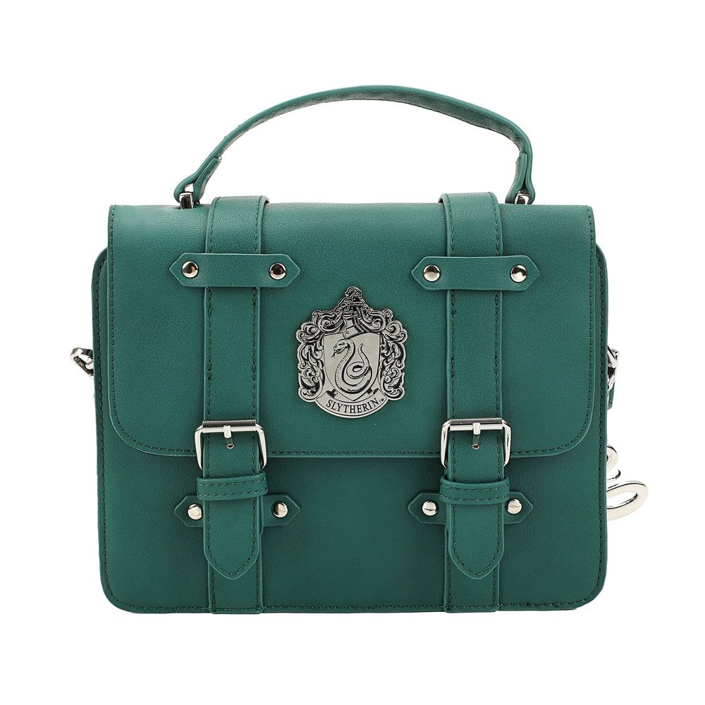 Sac cartable Harry Potter Serpentard avec breloques