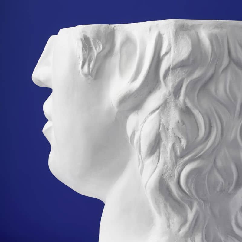 David bijzettafel, Magnesia White, 53 x 46 x 53 cm