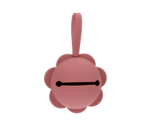 Porte-sucette en Silicone Fleur Brique