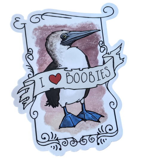 Pegatina "Me encanta la gente loca"