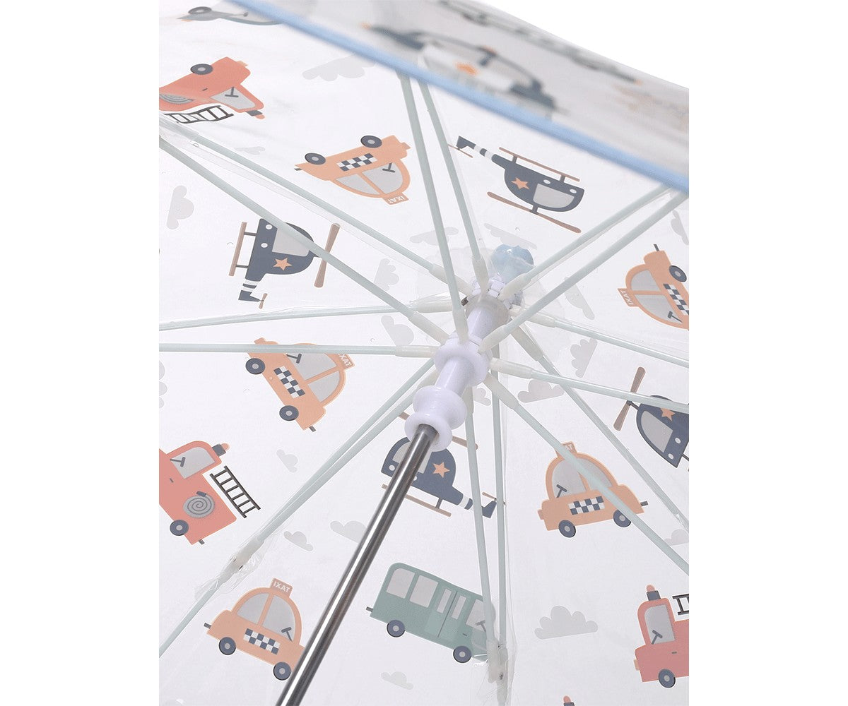 Paraguas transparente para coches