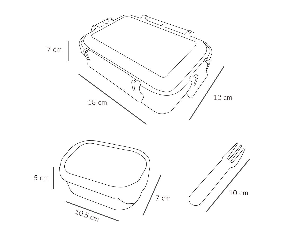 Boîte à Déjeuner Bento Lettres de l'Alphabet Amusantes