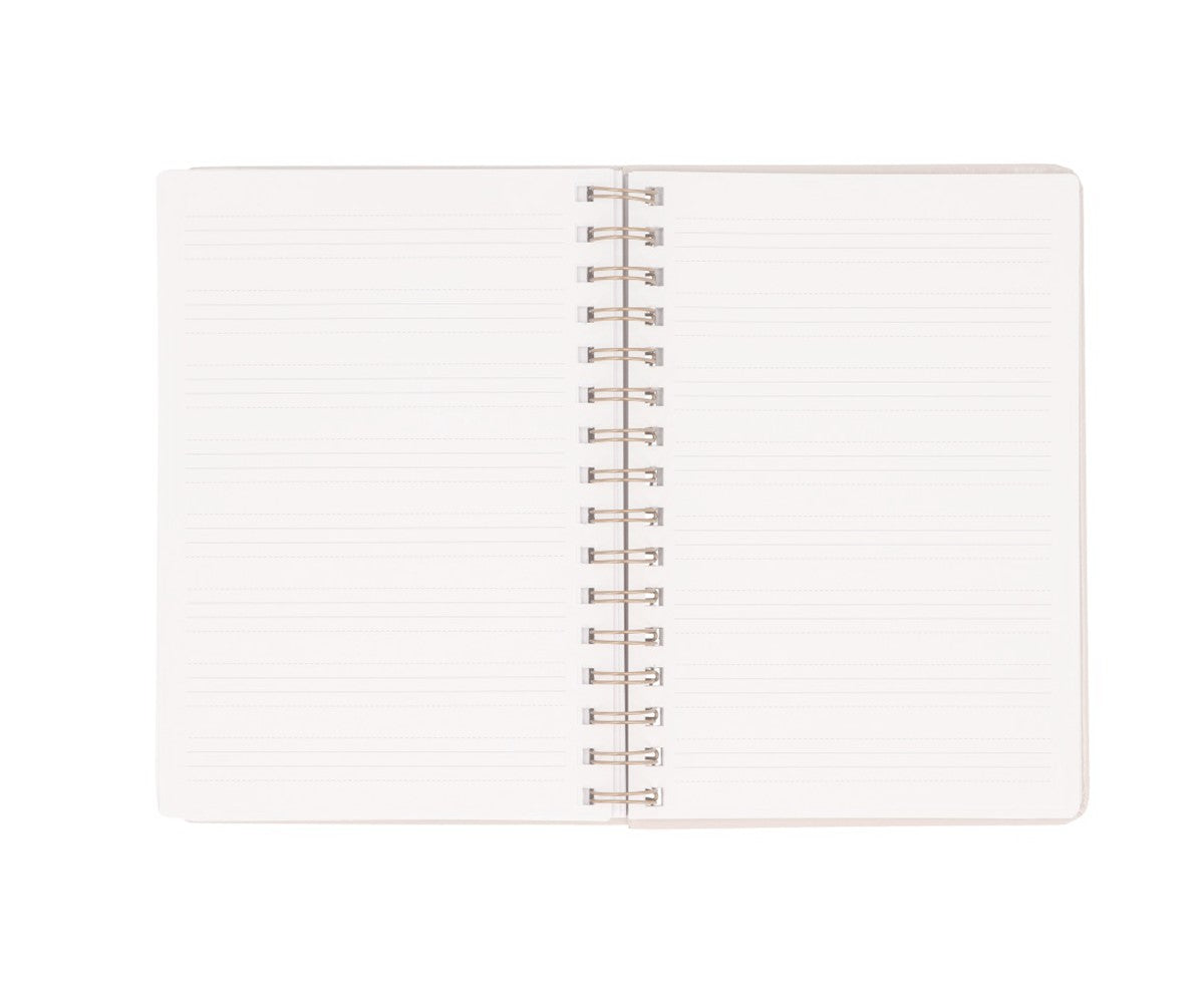 Cuaderno escolar de naturaleza geométrica