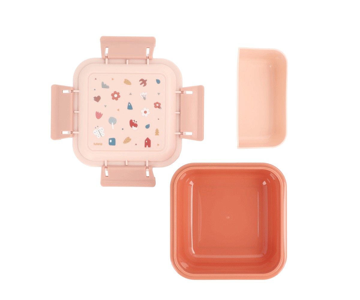 Grande Boîte à Déjeuner Nature Géométrique