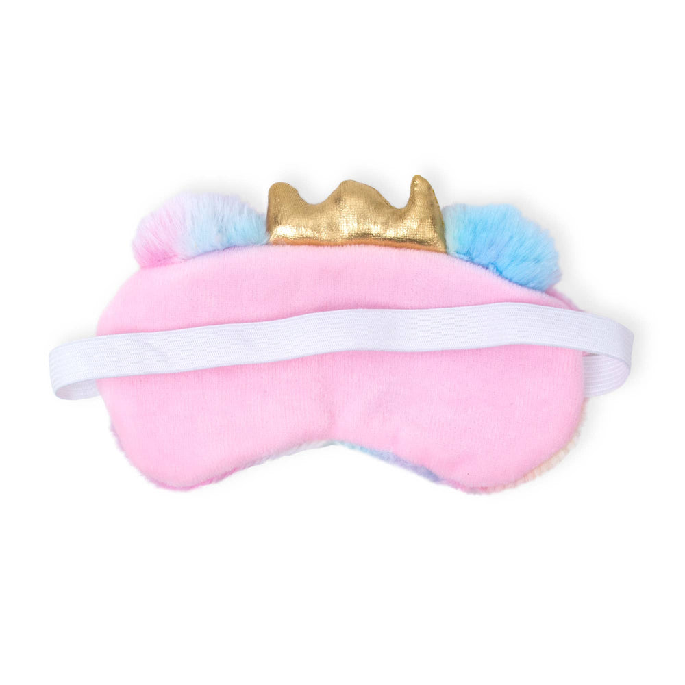 Ciabatte arcobaleno e maschera da notte