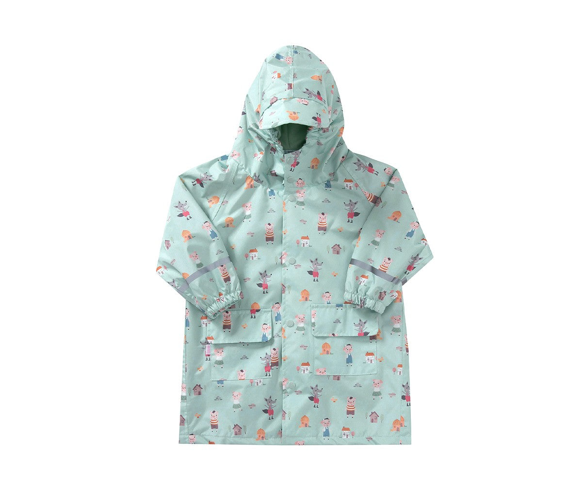 Impermeable infantil de Los Tres Cerditos