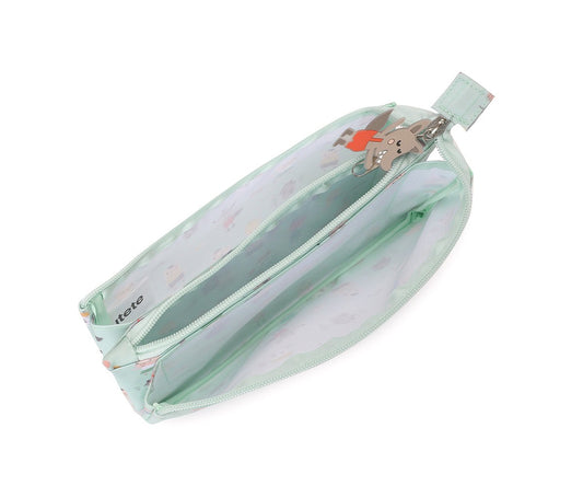 Estuche de lápices de 3 compartimentos de Los Tres Cerditos