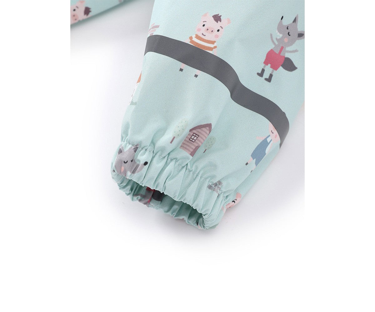 Impermeable infantil de Los Tres Cerditos