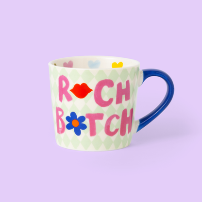 Mug Girly « R*ch B*tch »