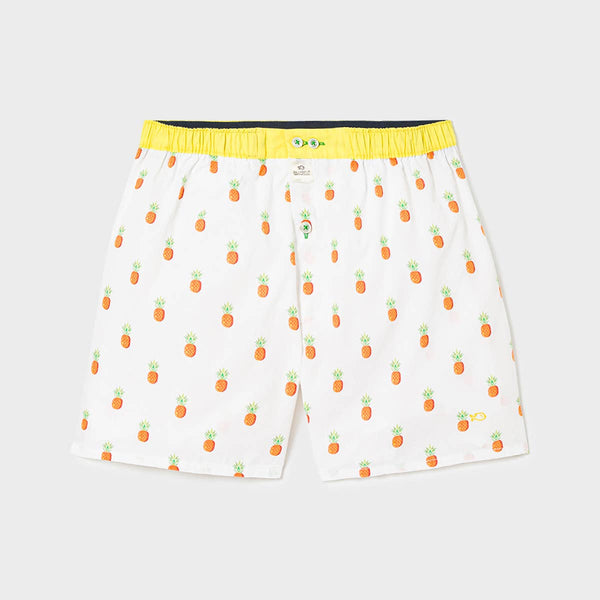 Calzoncillos bóxer de piña 100 % algodón orgánico