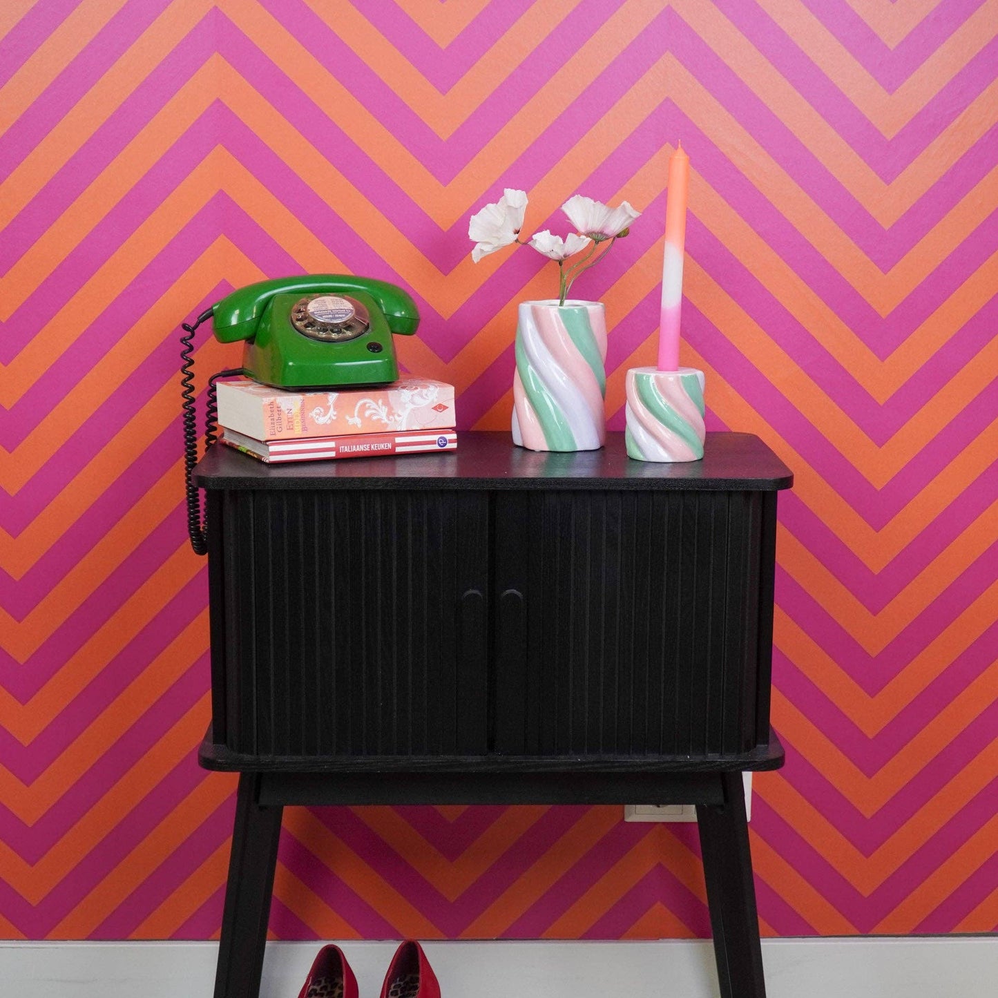 Vase Guimauve - Rose/Menthe/Lilas