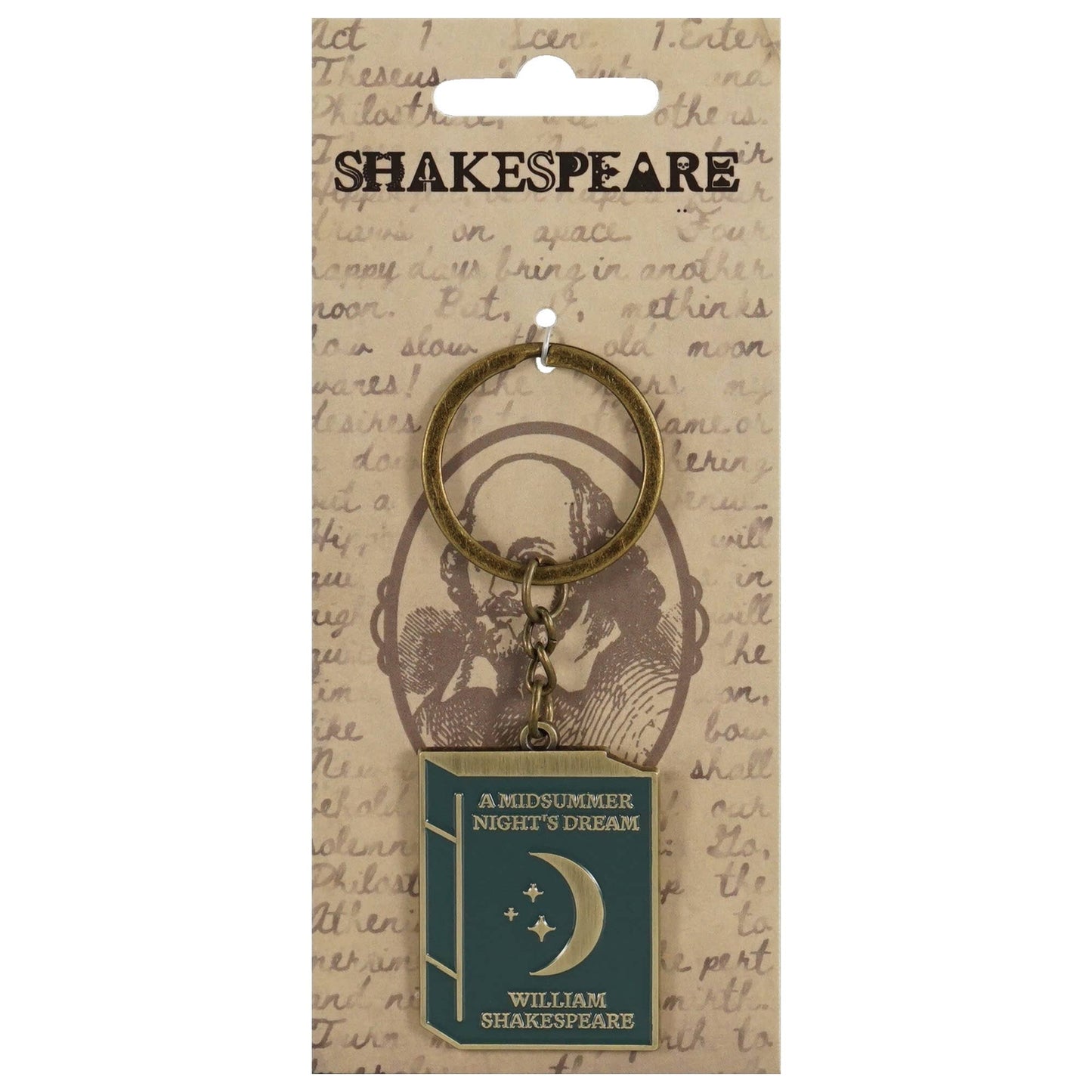 Llavero de metal - Shakespeare (Sueño de una noche de verano)