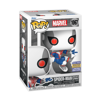 pop spider man bug eyes armor 1067