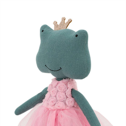 Peluche Fiona La Rana : Ensemble vêtement et queue de sirène - 29 cm