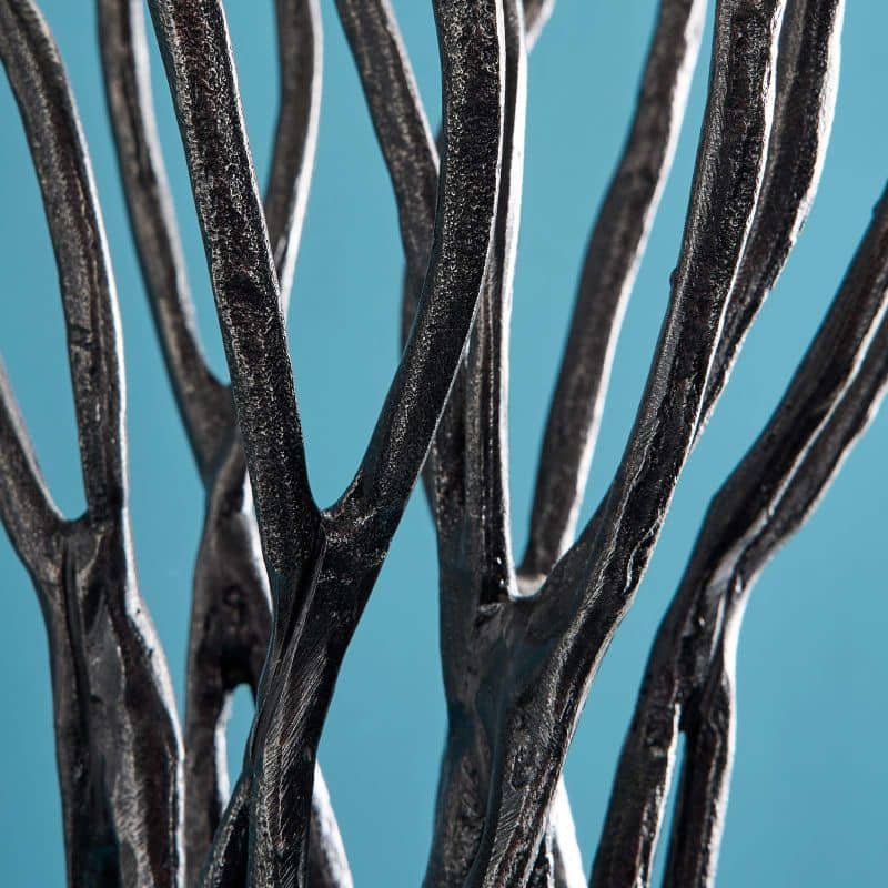 Chandelier Roots Noir, Aluminium, 25 x 22 x 63,5 cm