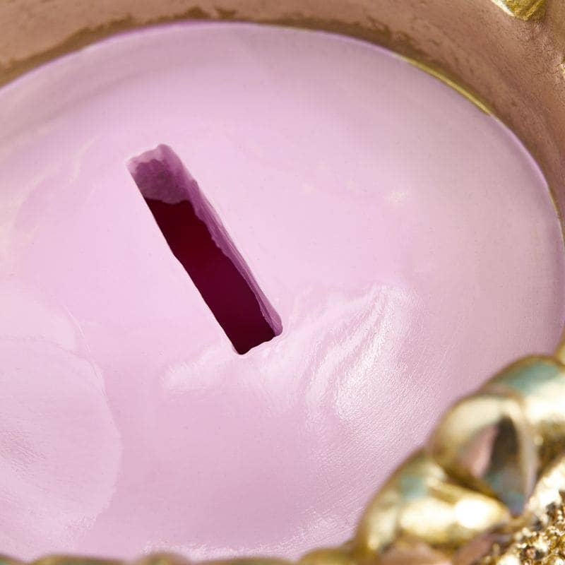 Porky Mr. Krone spaarpot, roze polyethyleen, 34 x 24 x 28 cm