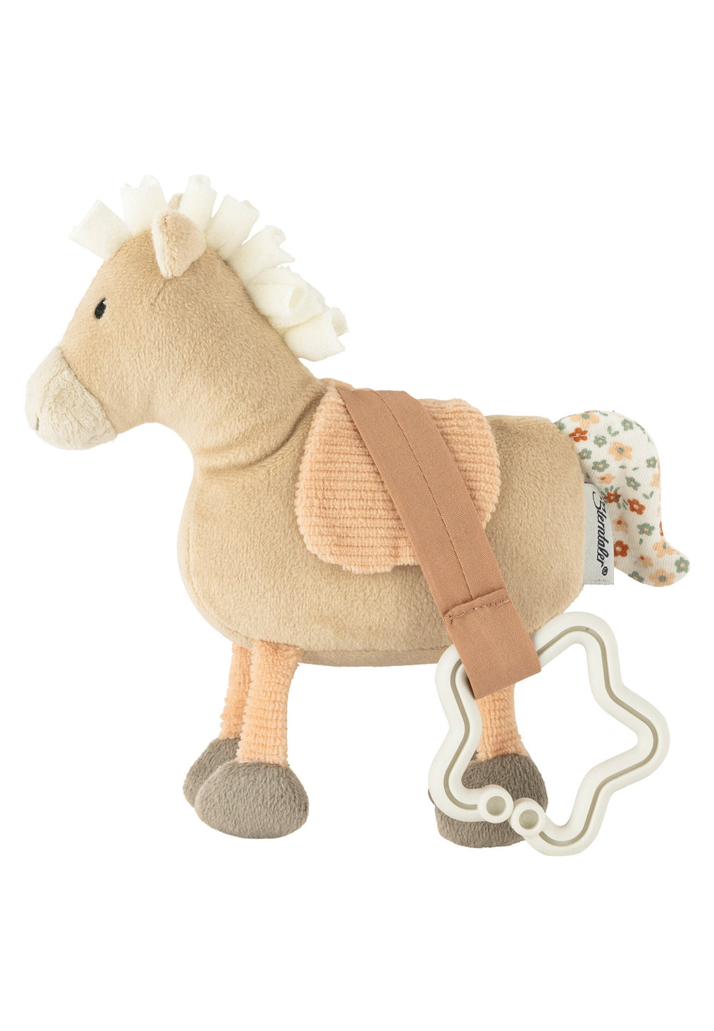 Jouet à suspendre Cheval Sunny avec hochet - 24 cm