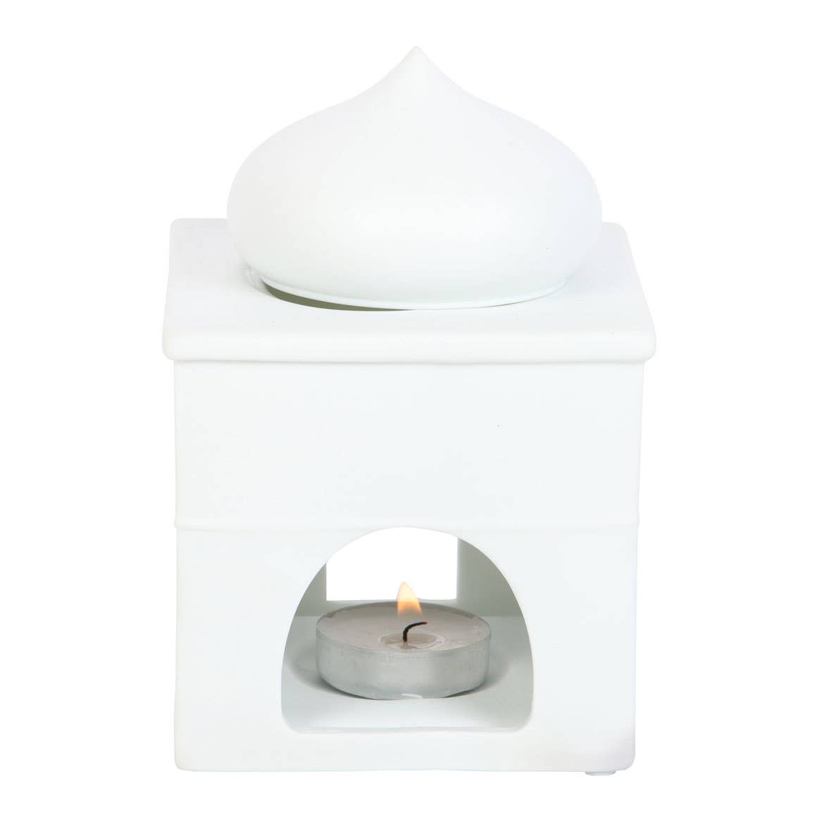 Mosque-shaped oil burner and incense holder