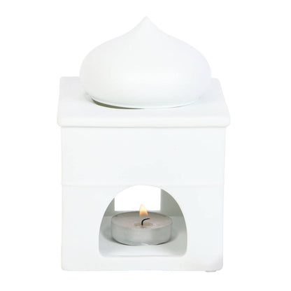 Mosque-shaped oil burner and incense holder