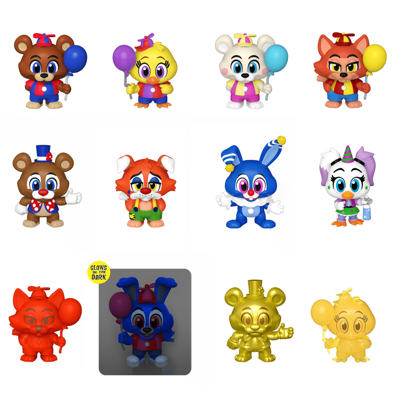 Cinco noches en Freddy's: Circo de globos - Miniaturas misteriosas 