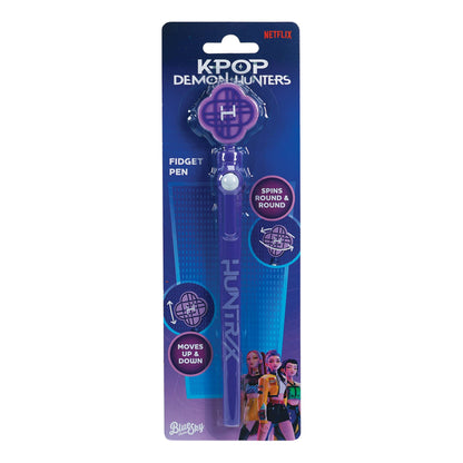 KPop Demon Hunters - Stylo fidget incl. figurine de collection Huntr/x