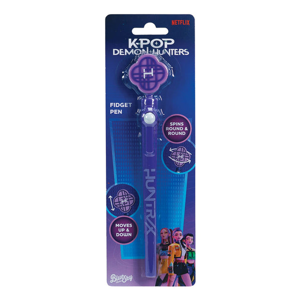 KPop Demon Hunters - Stylo fidget incl. figurine de collection Huntr/x