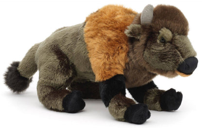Peluche de bisonte sentado