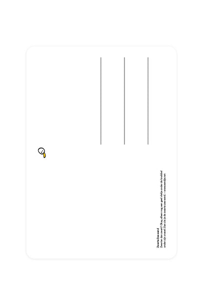 Black Sea Duck Postcard