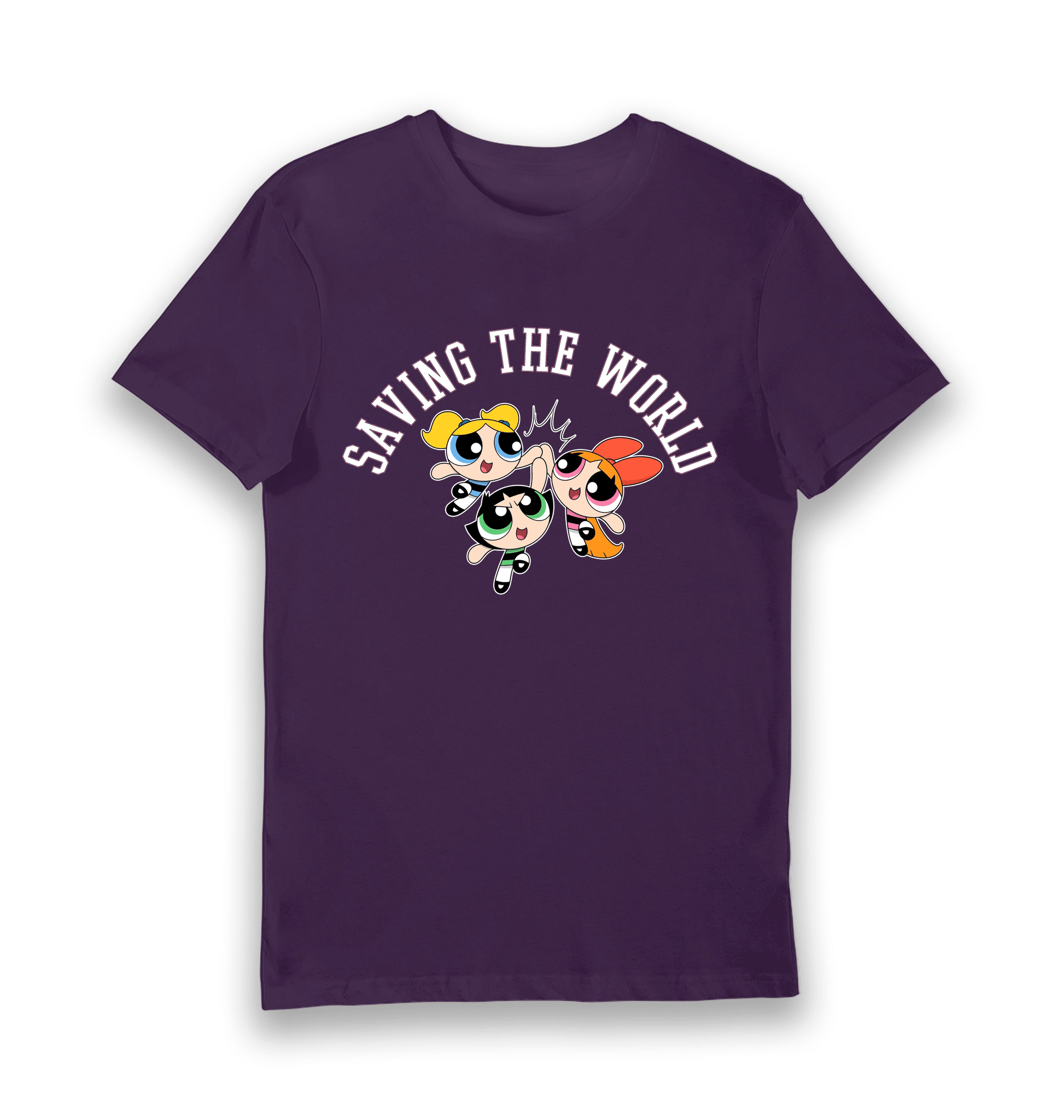T-shirt adulte Powerpuff Girls Saving the World