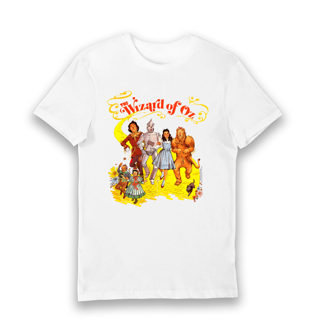 T-shirt adulte Le Magicien d'Oz Dorothy et ses amis