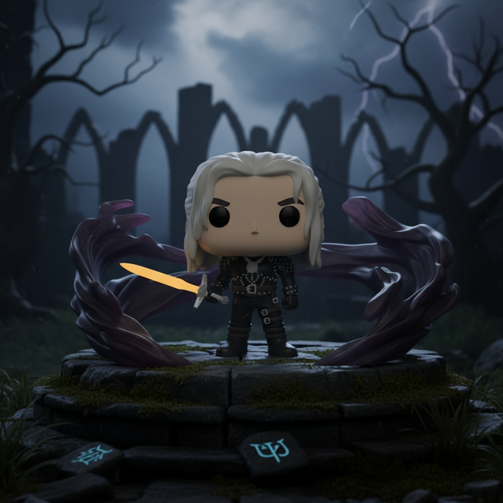 Geralt avec épée (Glow)