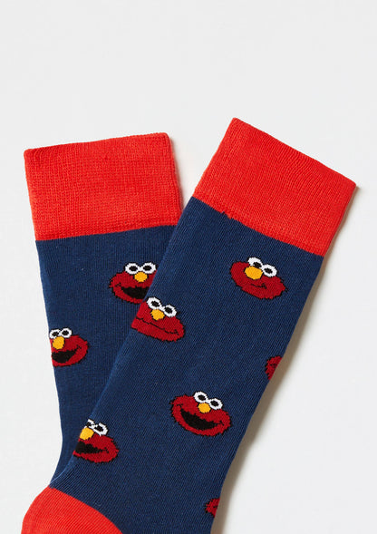 Calcetines de Elmo de Plaza Sésamo