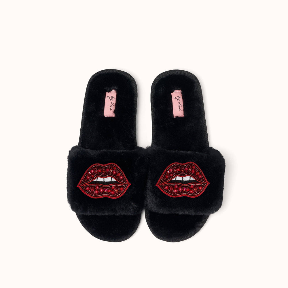 Paire de Broches pour Chaussons - Lèvres