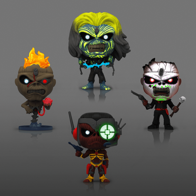 Pop! Iron Maiden Glow - 4-Pack