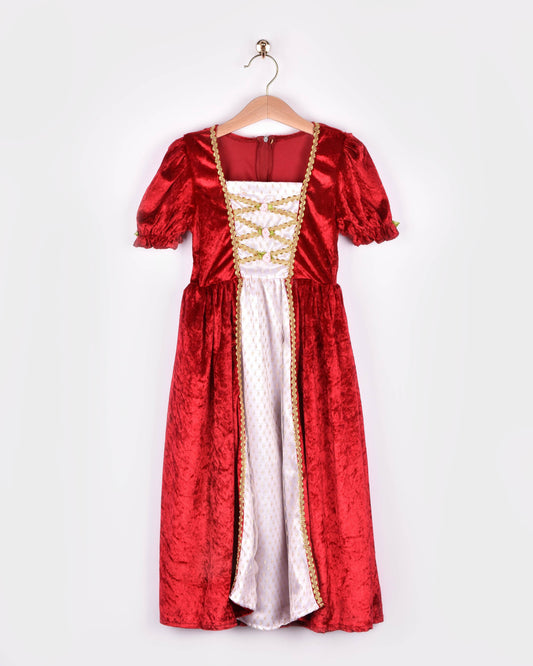 Robe de princesse en velours rouge Den Goda Fen 2-4 ans (98-104 cm)