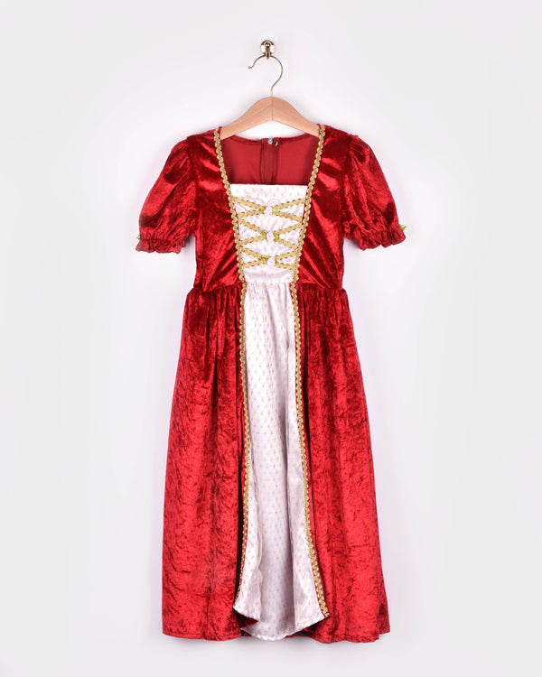 Robe de princesse en velours rouge Den Goda Fen 2-4 ans (98-104 cm)
