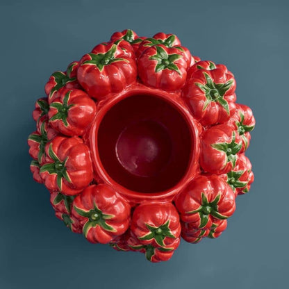 Vaso di pomodori rossi