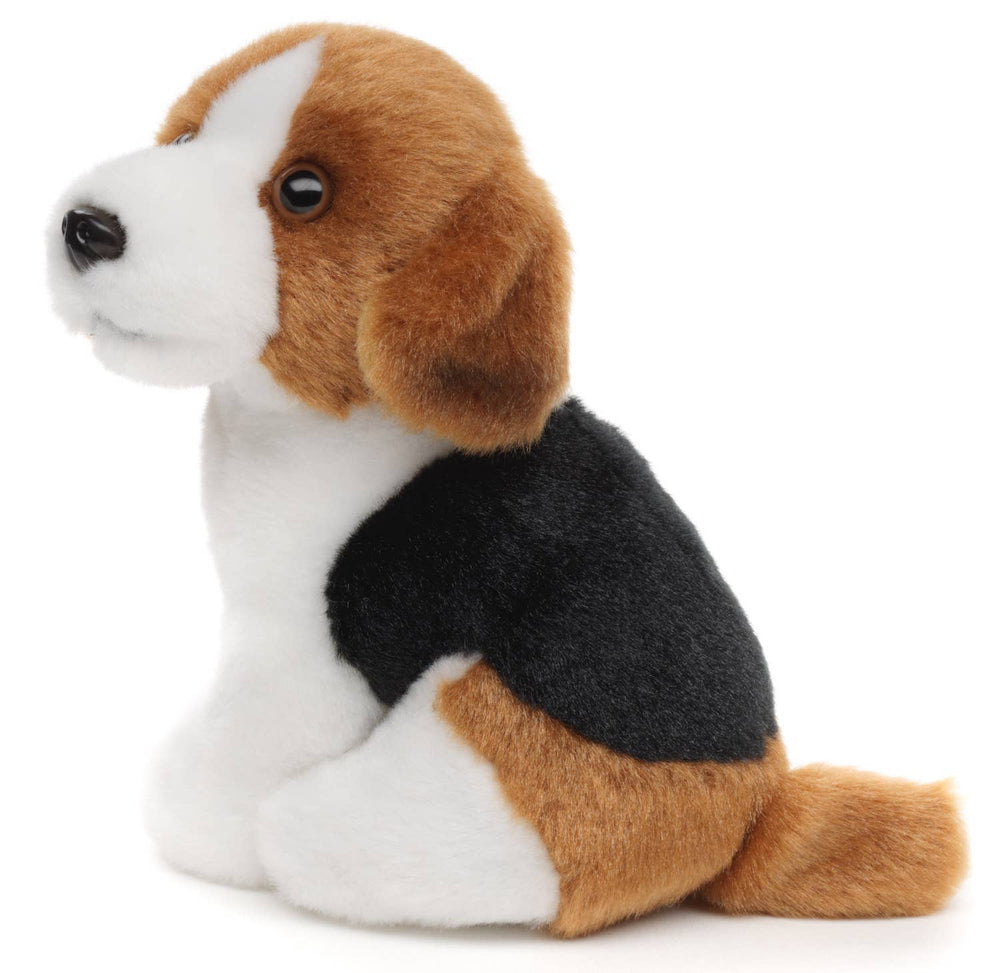 Peluche Beagle, Assise, 12 cm (Hauteur)