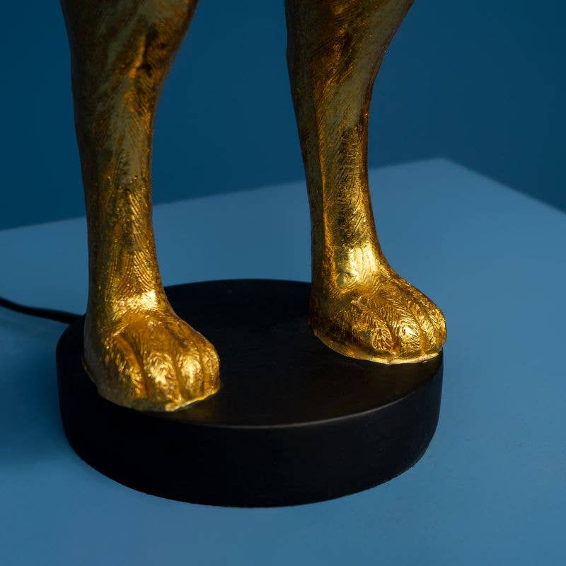 Hiding Bunny® テーブルランプ、ゴールド/マゼンタ、24 x 24 x 74 cm