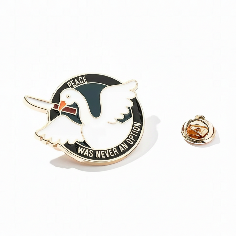 Broche Pato Branco. A paz nunca foi uma opção.