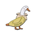 Pin de pato plátano "Duck You"