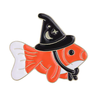 pins poisson rouge sorcier