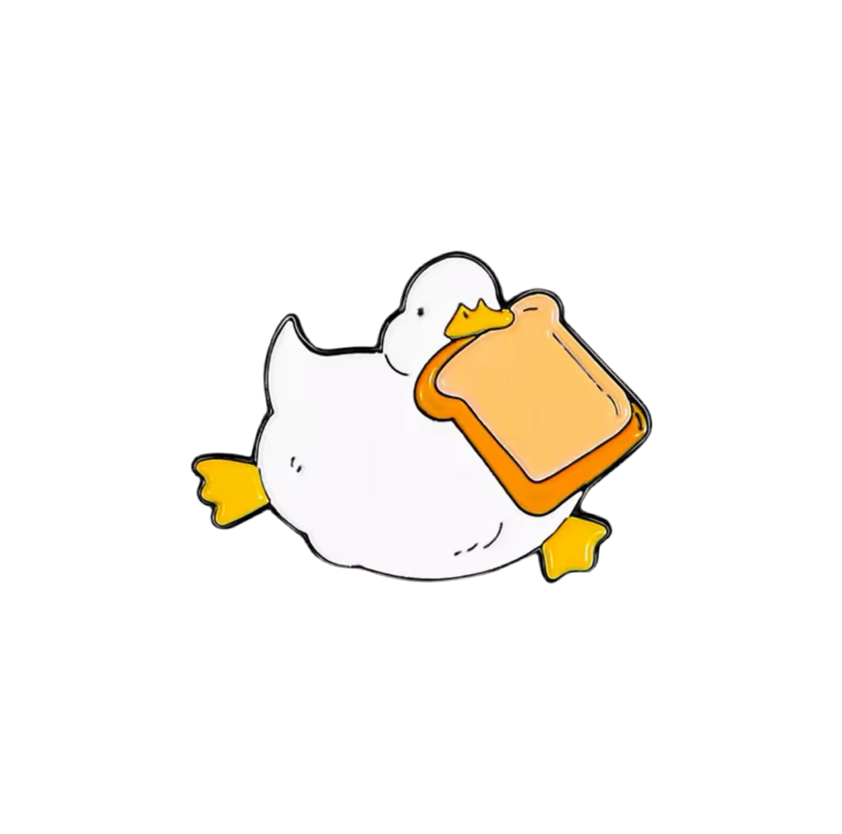 White Duck Bread Pin