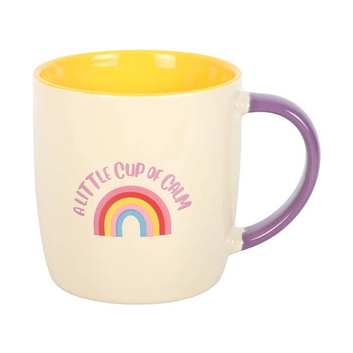 Mug arc-en-ciel "Une petite tasse de calme"
