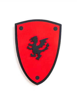 Red Softik Foam Shield with Dragon